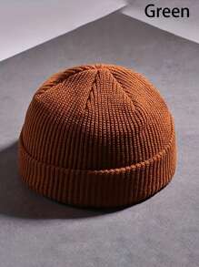 1頂中性短針織釘邊漁夫帽，適用於釣魚、騎行、追走、滑雪等戶外及室內活動 - 彩色 - 查看 6