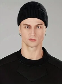 1頂中性短針織釘邊漁夫帽，適用於釣魚、騎行、追走、滑雪等戶外及室內活動 - 彩色 - 查看 2