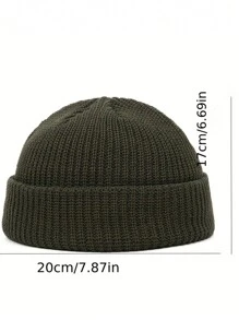 1頂中性短針織釘邊漁夫帽，適用於釣魚、騎行、追走、滑雪等戶外及室內活動 - 彩色 - 查看 8