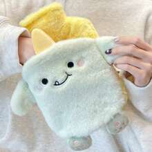 1pc Cartoon Animal Shaped Hot Water Bottle For Warm Or Cold Use - Dinosaur - View 3