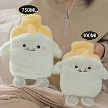 1pc Cartoon Animal Shaped Hot Water Bottle For Warm Or Cold Use - Dinosaur - View 1