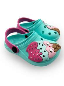 Kids Flat Sandals - 玫紅色 - 查看 3