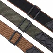 Adjustable Bass Guitar Strap With Pick Holder Strap