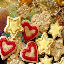 Candy Packing Bag, 10pcs/Set Cartoon Snack Ziplock Bag, Valentine's Day Cookies Packaging Bag, Self-Sealing Bag, Candy Puff Baking Stand-Up Pouch, Cute Cartoon Snack Delicate Self-Sealing Bag - Multicolor - View 9