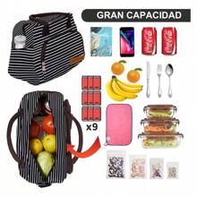 Loncheras Termicas Bolsa Del Almuerzo Para Mujeres Fiambrera - Como se muestra en la imagen - Ver 2