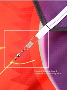 永健火鳳凰風箏適合初學者或兒童輕鬆放飛戶外玩具戶外活動沙灘風箏帶 50m 風箏線 - 彩色 - 查看 3