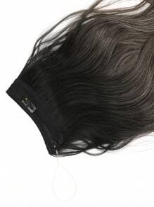 18-Inch Synthetic Wig Hair Extensions, Heatproof Matte Fiber, Ombre Wavy Long Hair Extensions For Daily Wear - Ombre - View 9