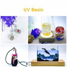 60g升級版uv樹脂膠,超低氣味uv環氧樹脂膠,晶瑩剔透樹脂套件,硬質透明黏合劑太陽能固化,因太陽光照射可用於製作珠寶,uv樹脂diy工藝裝飾套件 - 60g - 查看 4