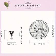 1入創意可愛斗牛犬設計珠子,適用於diy魅力手鍊、珠寶製作配件 - A - 查看 2