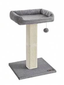 Feandrea Cat Scratching Post Cat Climbing Tower - Light Grey - View 9