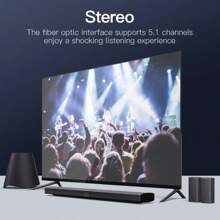 VENTION 4K 音频提取器分配器、1080P 音频转换器 + 光纤 Toslink SPDIF + RCA L/R 立体声模拟音频、适用于 Fire Stick 的音频适配器、蓝光播放器 - 黑色 - 查看 4