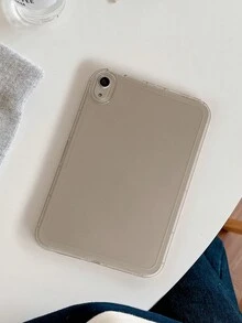 1入組哑光純色簡約TPU平板電腦保護套 - 黑色 - 查看 5