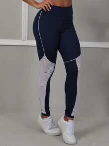 Women Sports Pants - Màu xanh hải quân - Xem 2