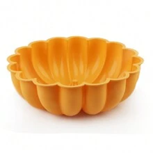 9-Inch Silicone Cake Mold In Pumpkin Shape, Non-Stick Silicone Mold For Making Jelly, Bread, Chiffon Cake, Soft And Easy To Demold, Baking Mold, 1pc