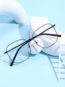 新款女士金属方框眼镜架 - 彩色 - 查看 5