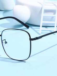 新款女士金属方框眼镜架 - 彩色 - 查看 6