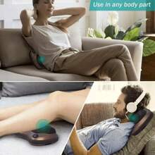 Electronic Neck, Back And Shoulder Massager, Massager With Car Adapter - Bronze - View 4