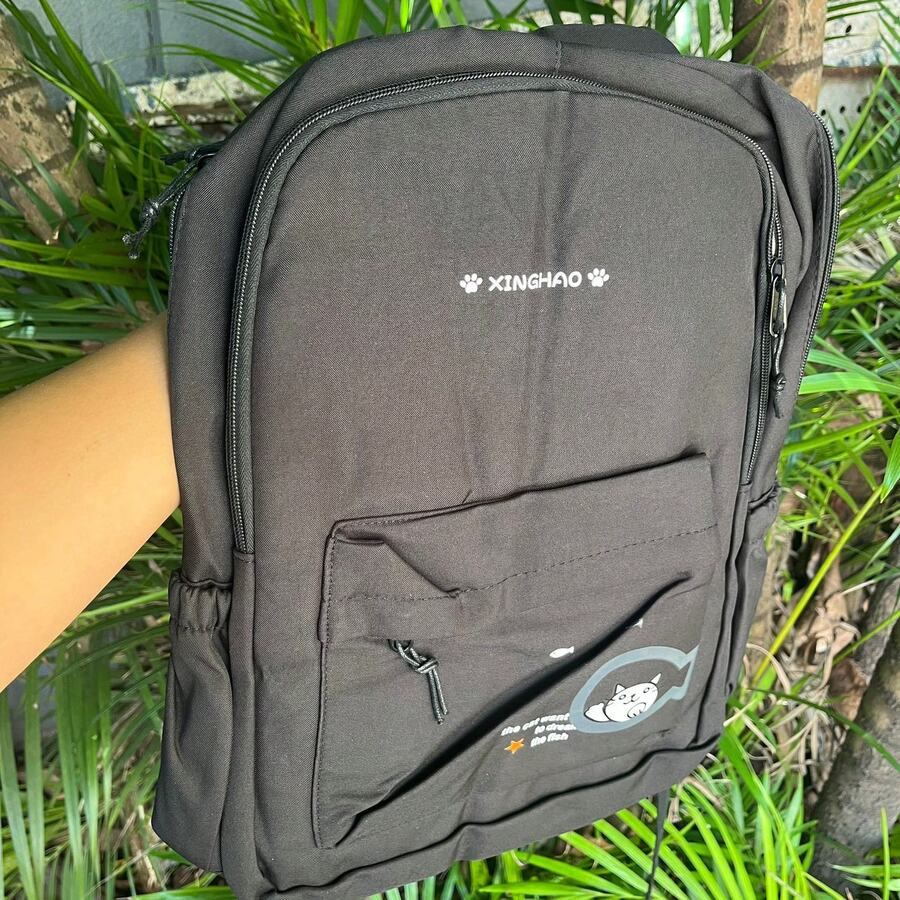 Women Fashion Backpacks - màu đen - Xem 1