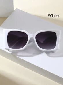 1pc Women's Cat Eye Fashion Glasses With Wide Burgundy Legs & High-End Personality For Fashion Show, Street Snap, Cute Shades Beach Accessories Beach Accessories For Women Glasses Shades Basics Fall Winter Women Outfits Clothes Business Casual Gifts - Nhiều màu - Xem 15