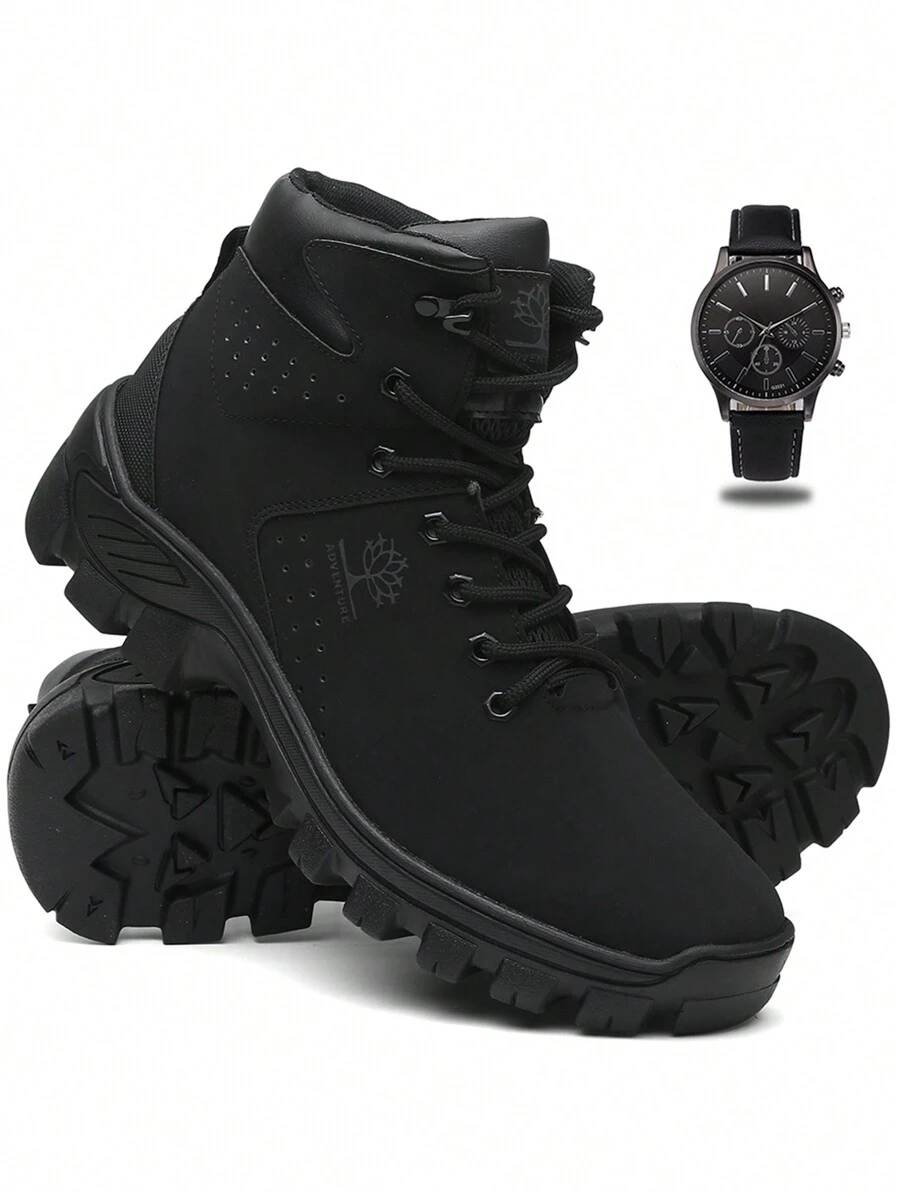 Men Boots - Black - View 1