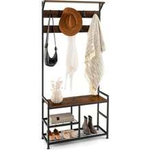 Giá treo áo Trang trí Halloween Trang phục Halloween Trang trí mùa thu Trang trí lễ hội - màu nâu - Xem 2