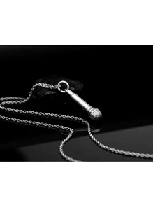 Men'S Pendant Necklaces - 銀色 - 查看 4