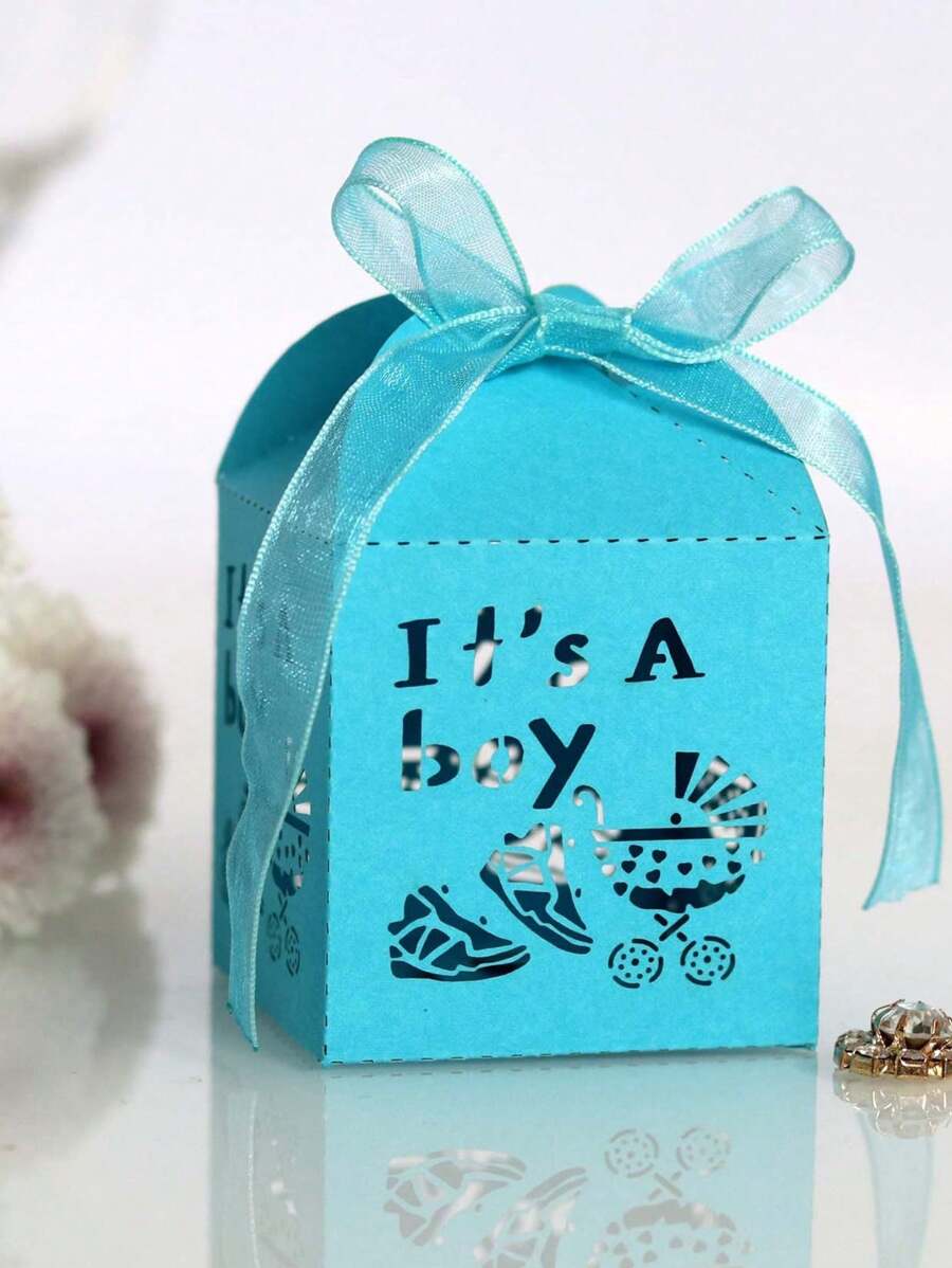 10pcs Gender Reveal Party Gift Box - Blue - View 1
