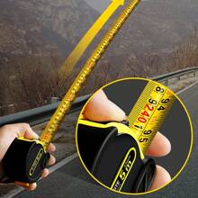 鋼製測量尺,附3m/5m公制/英制測量尺及7.5m/10m公制/英制加厚防墜落測量尺,均附金屬盒 - 黑色 - 查看 4