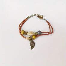 1個新時尚復古彩色陶瓷珠手鏈,男女珠寶禮物 - 1件 - 查看 6