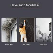 1pc 3d Self-Adhesive Brick Pattern Wallpaper, Waterproof, Collision-Proof, Soundproofing And Reducing Noise, Start From The Good Wall, With Extraordinary Sticky Backing - Multicolor - View 3