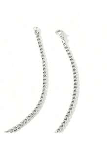 個性化時尚不鏽鋼黑桃撲克牌項鍊,適合日常穿戴 - 黑與白 - 查看 4