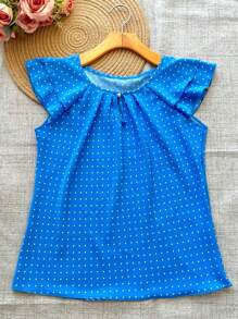 Women Blouses - Màu xanh nhạt - Xem 3