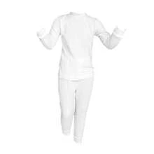 Conjunto Juego de Ropa Termica para Niños desde 2 hasta 16 Años - Blanco - Ver 1