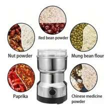 Molinillo de café eléctrico, - Plateado - Ver 2