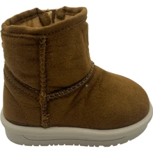 Ankle Boots For Girls Warm Winter Coffee Color - Camel - View 1