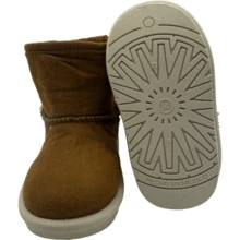 Ankle Boots For Girls Warm Winter Coffee Color - Camel - View 10