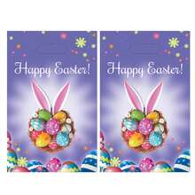 30pcs Colorful Easter Egg & Bunny Ear & Flower Design Party Gift Bag, Candy Cake Pearlized Bag, Festival Birthday Themed Party Favor And Return Gift Supplies - Multicolor - View 5