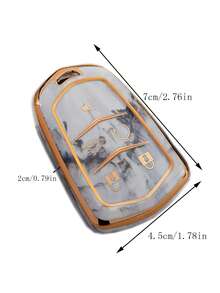 Car Key Case Suitable For 5-Key Cadillac Ct6, Xt6, Xt5, Xt4, Atsl - Multicolor - View 2