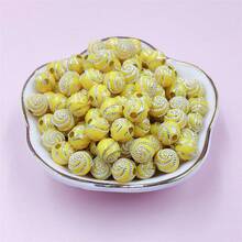 100pieces 8mm Colored Spiral Striped Acrylic Round Beads Handmade DIY Beaded Bracelets With Diamonds Phone Chain Accessories - 100pcs/8mm - View 6