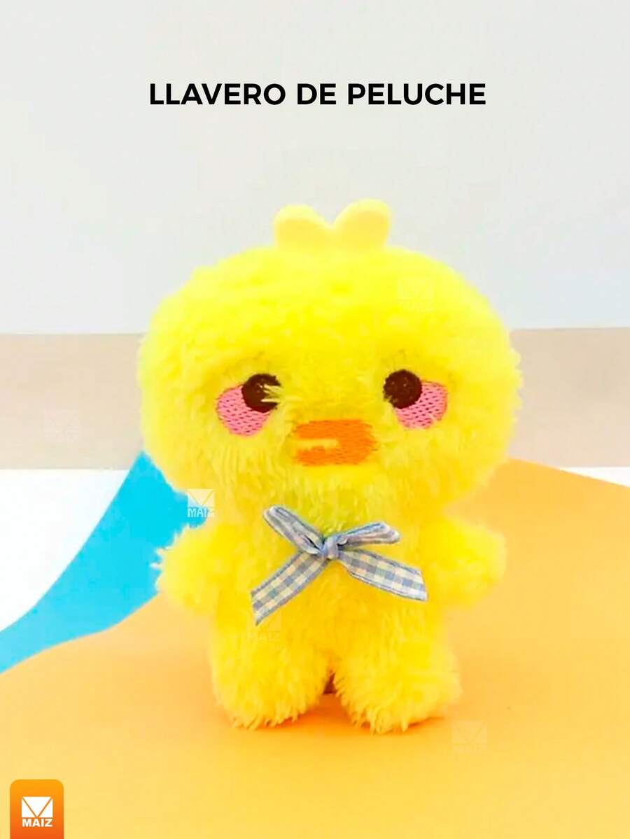Llavero de peluche - Rosa - Ver 1