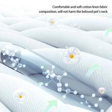 1只貓項圈,貓狗隨機款式的防蚤蟲項圈,帶鈴鐺 - 彩色 - 查看 8