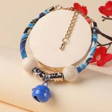 1只貓項圈,貓狗隨機款式的防蚤蟲項圈,帶鈴鐺 - 彩色 - 查看 6