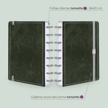 iscool Notebooks - Green Leather - View 3