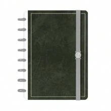 iscool Notebooks - Green Leather - View 1