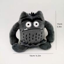 情緒怪獸毛絨玩具,安撫情緒毛絨娃娃,可愛的填充玩具,聖誕生日禮物 - 黃色 - 查看 9