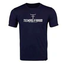 Men T-Shirts - 藏蓝色 - 查看 1