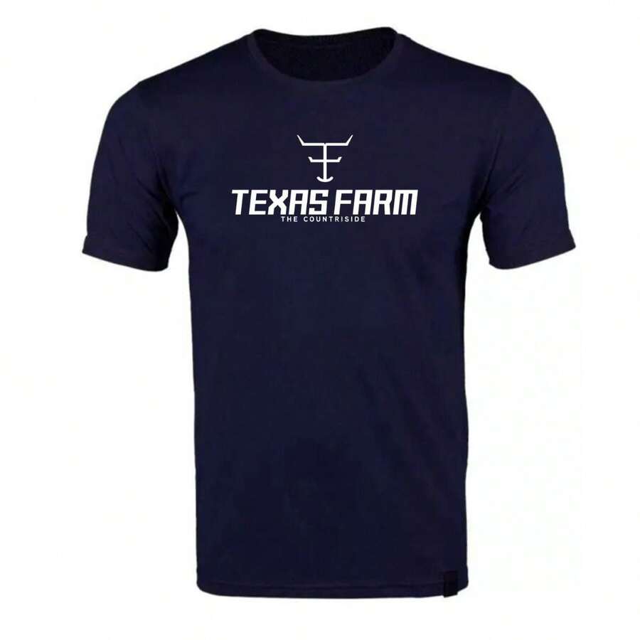 Men T-Shirts - 藏蓝色 - 查看 1