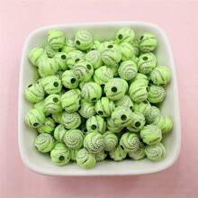 100pieces 8mm Colored Spiral Striped Acrylic Round Beads Handmade DIY Beaded Bracelets With Diamonds Phone Chain Accessories - 100pcs/8mm - View 10