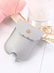 1支30ml手消毒劑,帶有皮套、鑰匙扣、可口罩充填的便攜式瓶子、鑰匙扣 - 灰色 - 查看 1