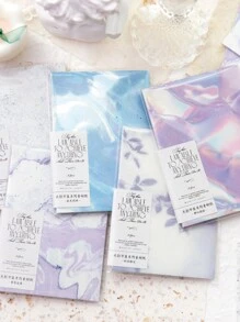 1 本小冊子包括 15 個設計,每個設計配有 2 張/總共 30 張。光與影收藏材料紙,用於復古和幻想風格剪貼簿、訊息和 Diy 工藝品。 - 彩色 - 查看 5